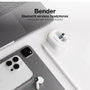 Auriculares inalámbricos con micrófono Manos Libres y carga rápida - Blanco